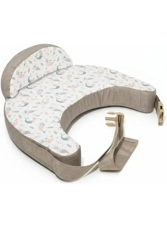 Breastfeeding Pillow, Multifunctional Large Size with Washable Cover 100% Cotton, Adjustable Waist Belt